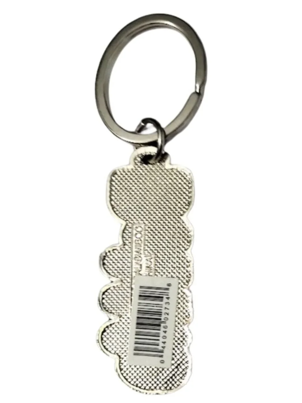 SWIBCO NW0T Pink & Green Galaxy Keychain Silver Metal Personalized Name DEBBIE
